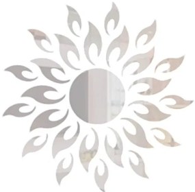 Specchio adesivo a parete Sole - Ambiance
