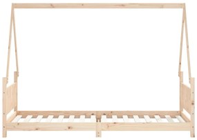 Giroletto per bambini 80x200 cm in legno massello di pino