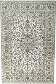 Kashan Tappeto persiano 310 x 200 Beige (Iran) Annodato A Mano
