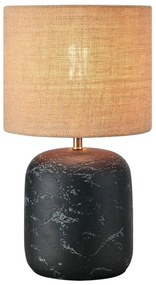 Markslöjd 108684 - Lampada da tavolo MONTAGNA 1xE14/40W/230V 45 cm beige/nero
