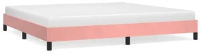 Giroletto rosa 200x200 cm in velluto