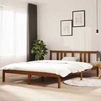 Giroletto Miele in Legno Massello 150x200 cm 5FT King Size 814892