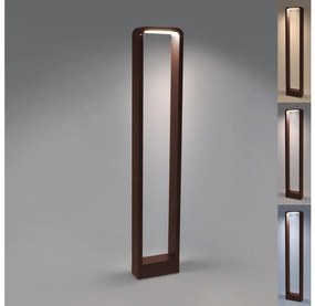 Brilagi - Lampada LED da esterno BARI LED/7W/230V 3000/4000/6000K marrone IP54 80 cm