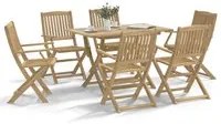 Set da Pranzo da Giardino 7 pz in Legno Massello di Acacia 3214235