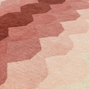 Tappeto in lana rosa 160x230 cm Hive - Asiatic Carpets