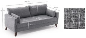 Divano grigio 208 cm Bella - Balcab Home