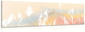 Quadro su tela – Castello magico circondato dalla natura