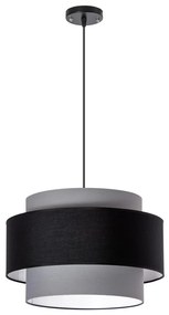Lampadario a cavo 1xE27/60W/230V grigio