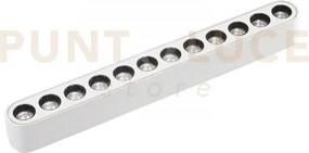 Lampada led lineare binario bernini 48v bianco in alluminio e plast...