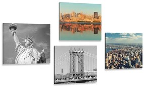 Set di quadri – New York in stile interessante