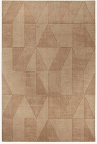 Tappeto in lana con motivo in rilievo Ursule