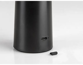 Rabalux 77147-LED Lampada da tavolo touch ricaricabile e dimmerabile POLPERRO LED/3W/3,7V 1200mAh nero