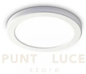 Lampada da soffitto aura pl round 3000k bianco