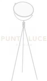 Piantana led radar bianca 24w 1980lm cct 3000k 4000k 6500k 45x170cm...