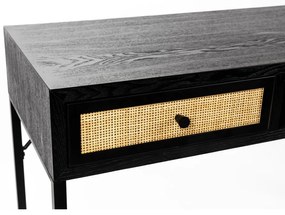 Tavolo consolle nero 40x120 cm Guuji – White Label