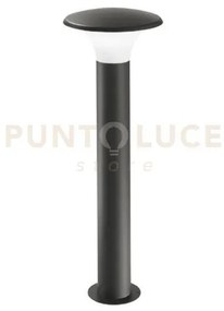 Ges512- paletto in alluminio grigio antracite 1 luce attacco e27 ip...