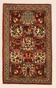Bakhtiar Tappeto 60x100 (Iran) Annodato A Mano