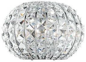 Applique a parete concert cromo 1 luce attacco e27 25x25x17,5cm in ...