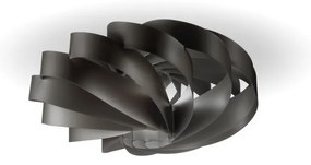 Plafoniera Moderna Flat Polilux ® Nero 1 Luce E14