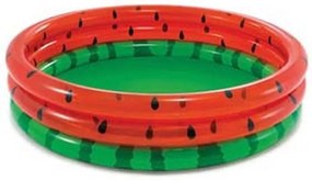 Piscina gonfiabile anguria tre anelli +2 anni - CM.168X38H. - peso KG.2,17 (58448)