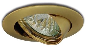 Luce da incasso inclinabile 1xGU5,3/50W/12V oro