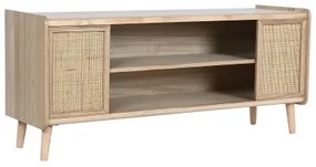 Mobile TV Home ESPRIT Naturale Rattan Legno di paulownia 120 x 35 x 54 cm