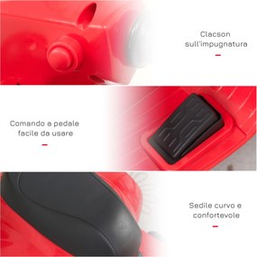 Piaggio Mini Vespa GTS Elettrica 6V  per Bambini Rossa...