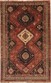 Shiraz Tappeto persiano 170x270 Rosso (Iran) Annodato A Mano