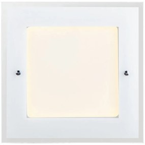 Plafoniera LED neoclassico Polly, bianco 36x5 cm, luce naturale NOVECENTO