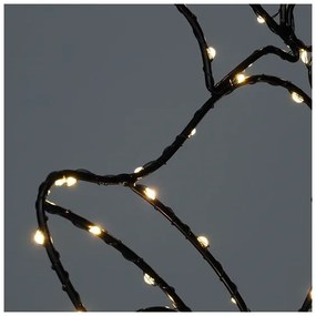 Solight 1V289 - Decorazione natalizia da esterno a LED 100xLED/3xAA IP44, luce calda, campanelle