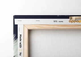 Quadro su tela – Dente di leone su sfondo scuro