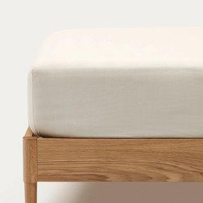 Kave Home - Lenzuolo Ciurana 100% cotone naturale 150 x 200 cm