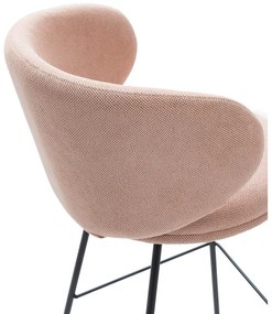 Set di sbagelli da bar in rosa chiaro 2 pz (altezza della seduta 65 cm) Rush – Marckeric