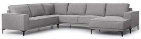 Divano angolare grigio (angolo destro/"U") Copenhagen - Scandic