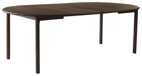 Tavolo da pranzo rotondo pieghevole in rovere marrone scuro ø 120 cm Noor - Hammel Furniture