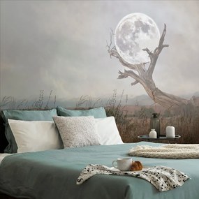 Carta da parati – Luna tra le braccia della natura