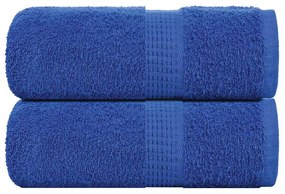 Asciugamani Ospiti 2 Pz Blu 30x50 Cm 360 G/m² 100% Cotone /