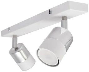 LED Luce Spot a LED TUBSSON 2xGU10/4,8W/230V bianco/cromo lucido