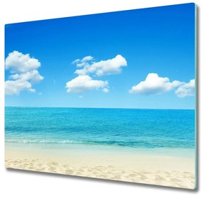 Tagliere in vetro Paradise Beach 60x52 cm