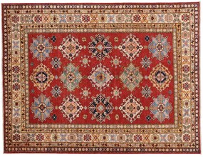 Kazak Tappeto orientale 250 x 200 Rosa (Pakistan) Annodato A Mano