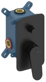 Rubinetto per doccia ad incasso monocomando Air nero opaco