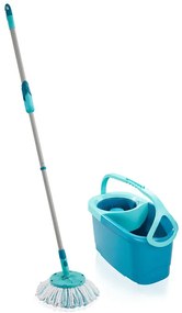 Leifheit Set Clean Twist Disco Mop Ergo Mocio Pavimenti Secchio Lavapavimenti