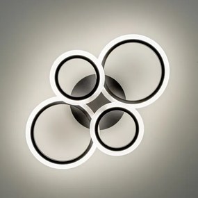 Brilagi - Lampadario a plafone LED dimmerabile ORBITS LED/50W/230V 3000-6500K antracite + +TC