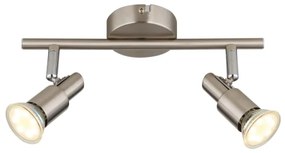 Globo 57385-2 - Faretto LED KINLEY 2xGU10/3W/230V