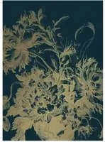 KEK Amsterdam Carta da parati panoramica Engraved Flowers Gold 8 - M