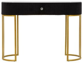 Console Montpellier Elegante Nera 100x43x74 cm