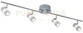 Faretto bubbles split bar da 4 litri - cromato e acrilico bubble
