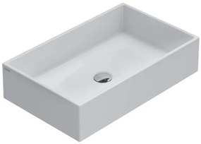 Globo Forty3 Lavabo 60x37 da Appoggio in ceramica Bianco Lucido