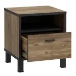 Comodino OREN marrone/nero