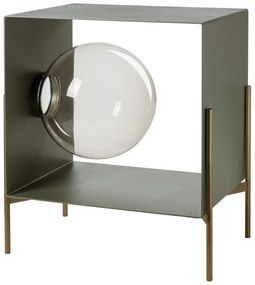 Arti & Mestieri Mobile da soggiorno di design Globe piccolo- in 6 combinazioni Giada/oro laccato